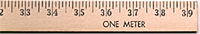 Meter Sticks - Wooden 605-050/605-051 (605-050 front)