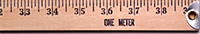 Meter Sticks - Wooden 605-050/605-051(605-051 front)