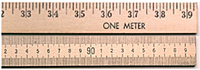 Meter Sticks - Wooden - 050