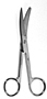 Stainless Steel Scissors Series 300 (CURVED-SHARP/BLUNT)